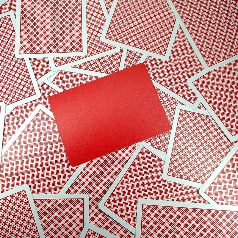 IMAGAME Plastic Playing Cards, Real Poker Size, Casino Quality, Jumbo Index, Exceptional Handing, Waterproof & Washable, Perfect for Texas Hold’em Poker, 1 Red Deck - Image 5